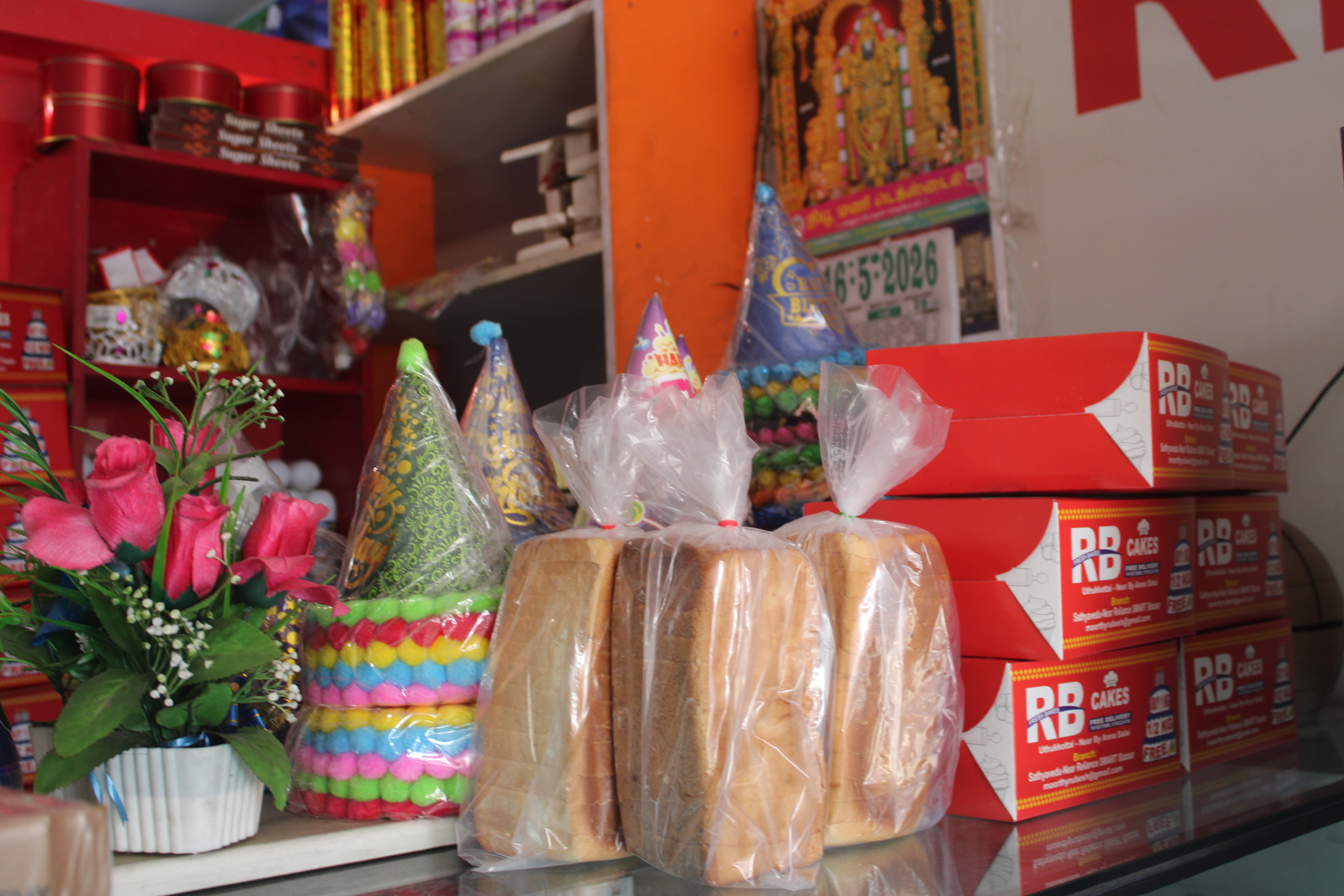 RB Cakes bakery interior